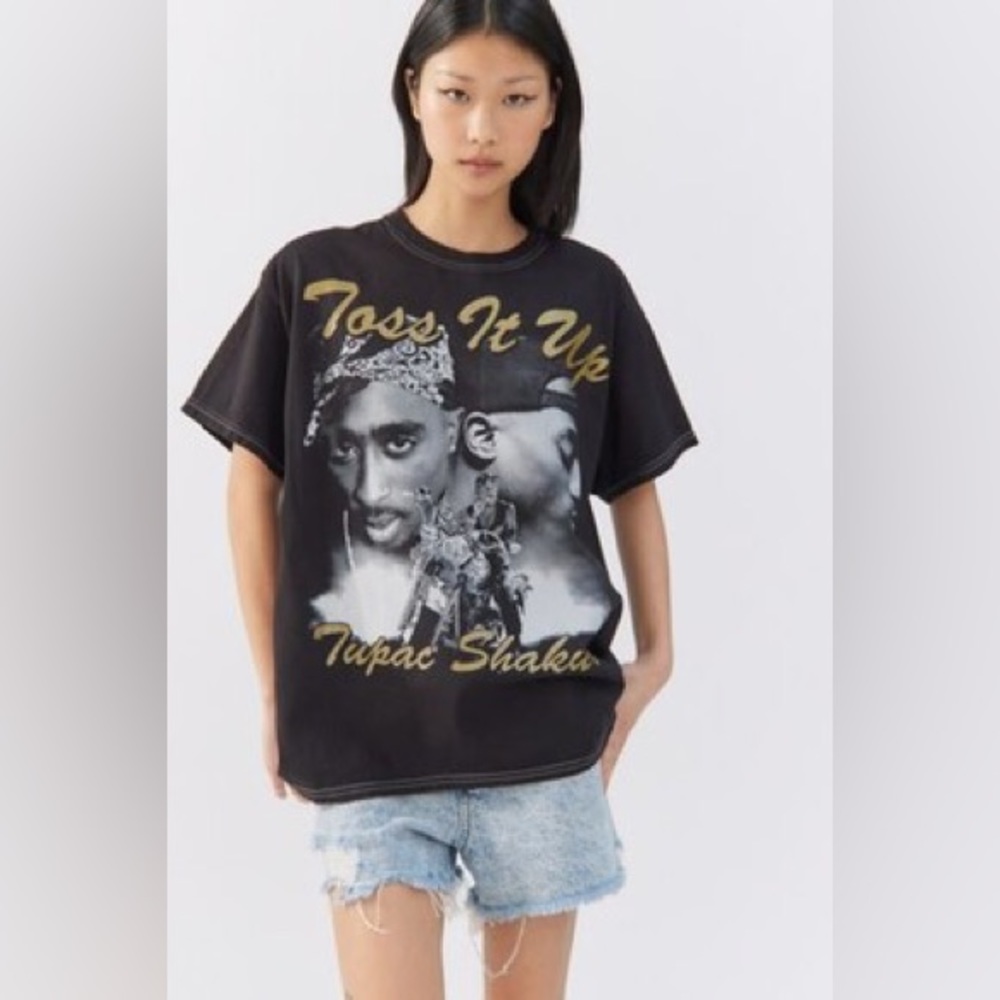 Tupac Toss It Up album tee